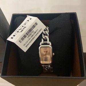 NWT - Ladies Coach Watch.  Silver.